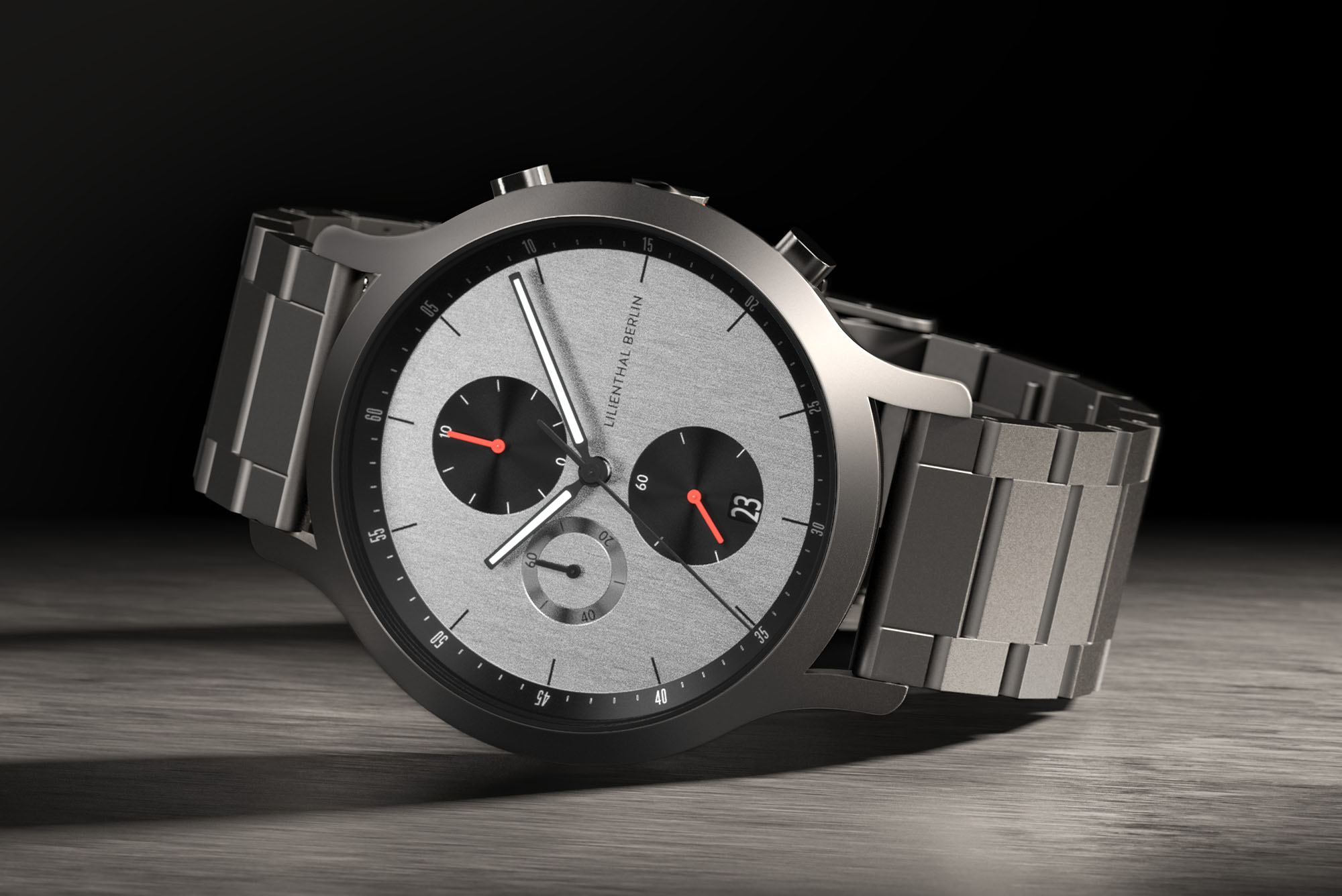 Chronograph Circuit - Edelstahl Anthrazit