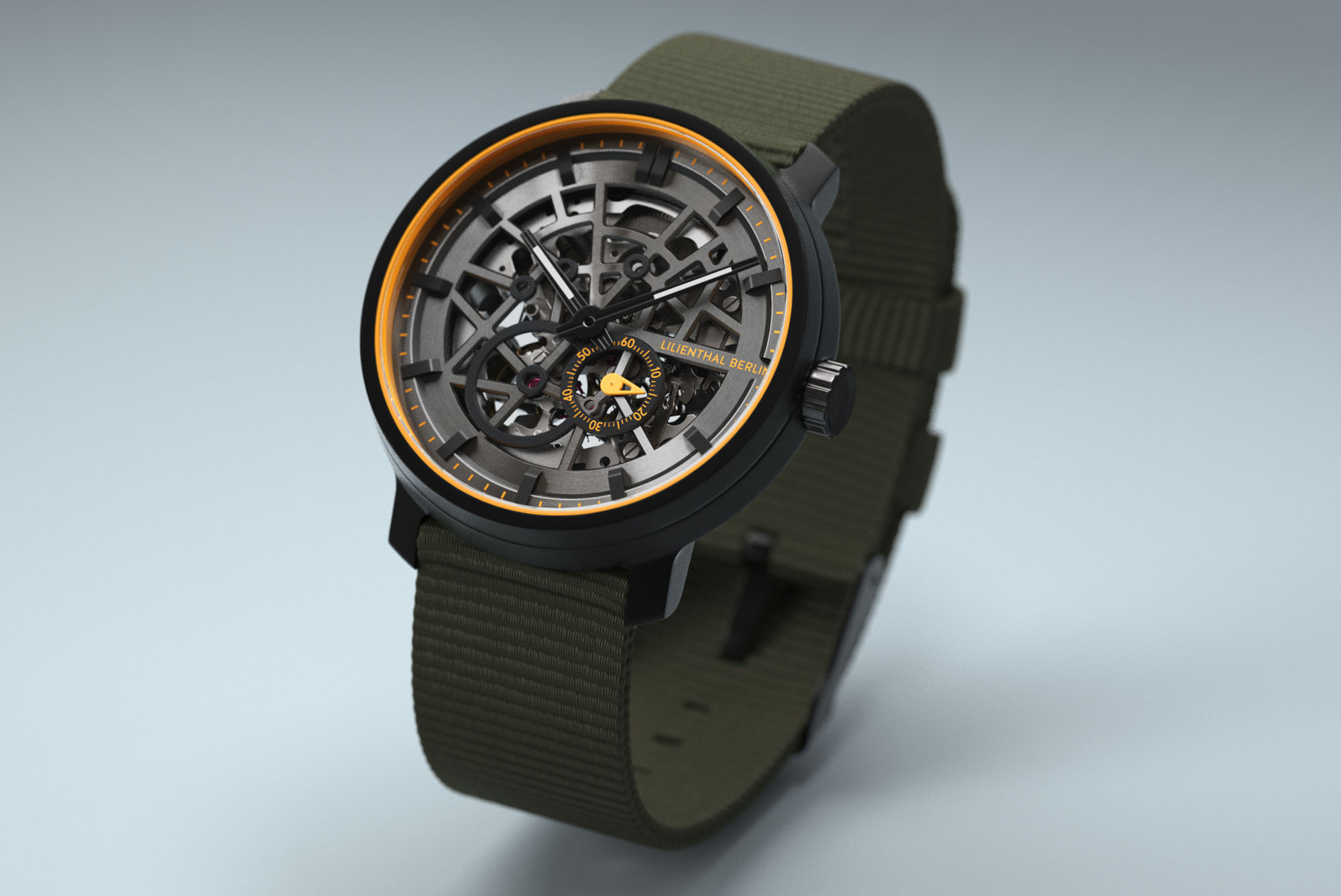 Neolux Skeleton Black Orange - Recycled PET oliwko