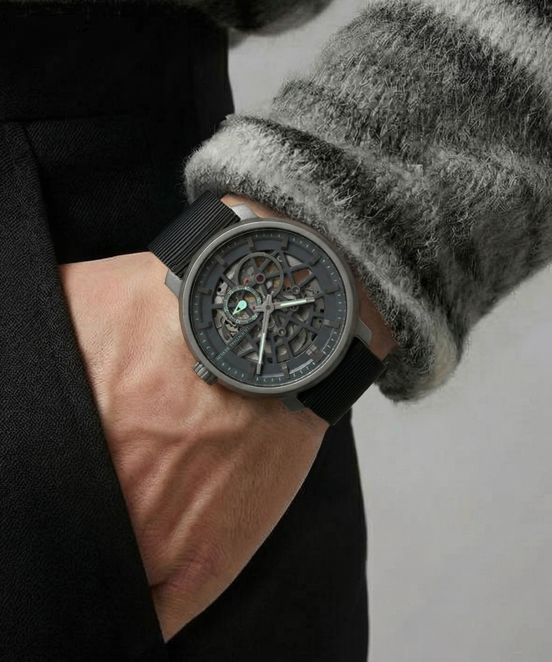 Neolux Skeleton Dark Grey - Recycled PET Schwarz