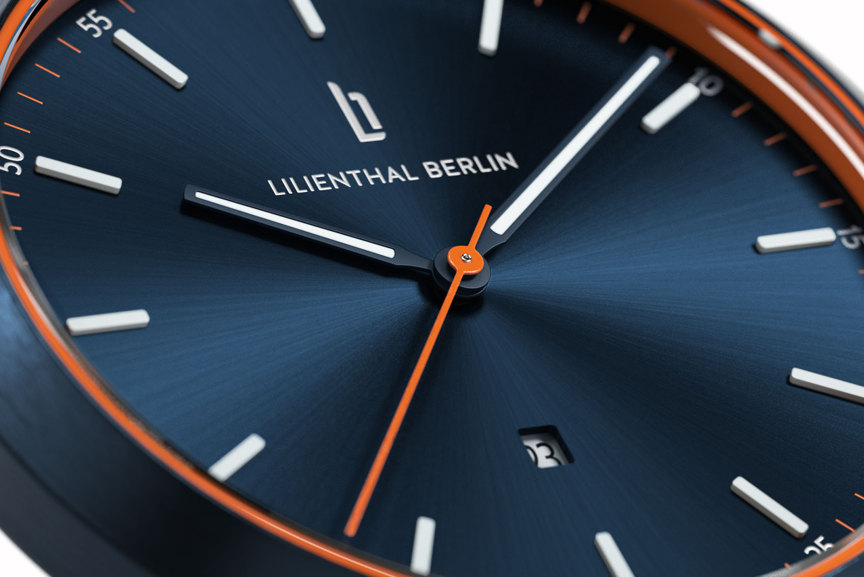 Huxley Blue Orange - Paper Leather light brown