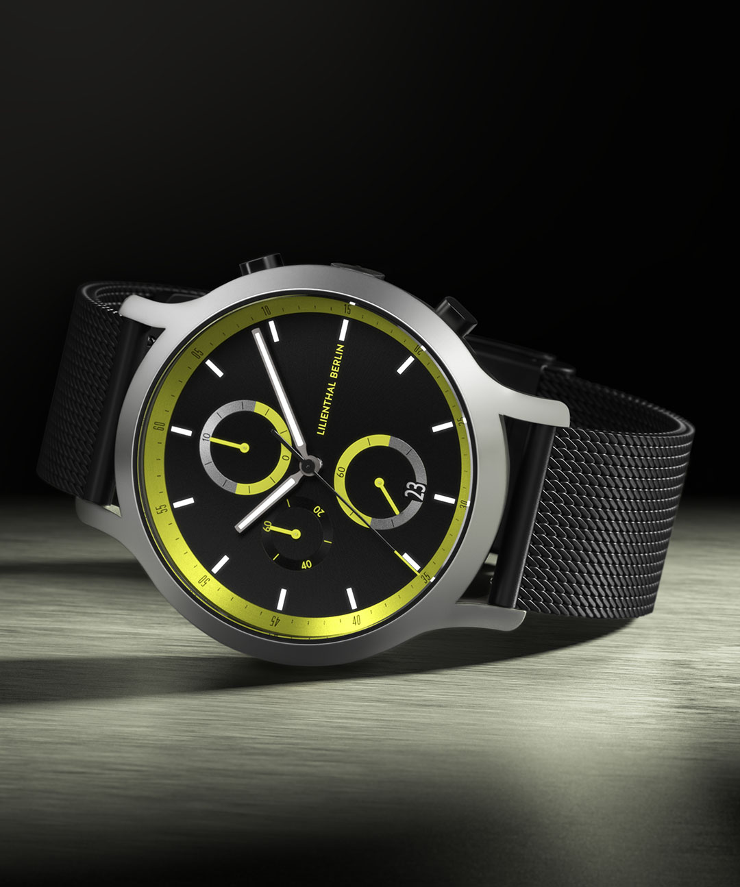 Chronograph Remix II - Mesh Schwarz