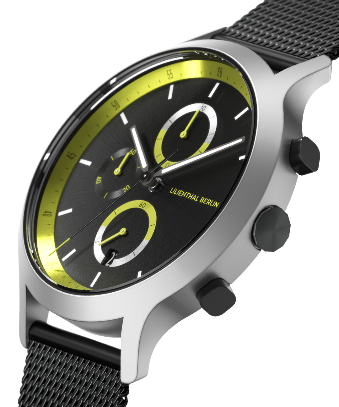 Chronograph Remix II - Mesh Schwarz