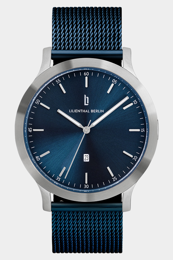 Huxley Silver Blue Mesh Lilienthal Berlin Preisgekrönte Designs