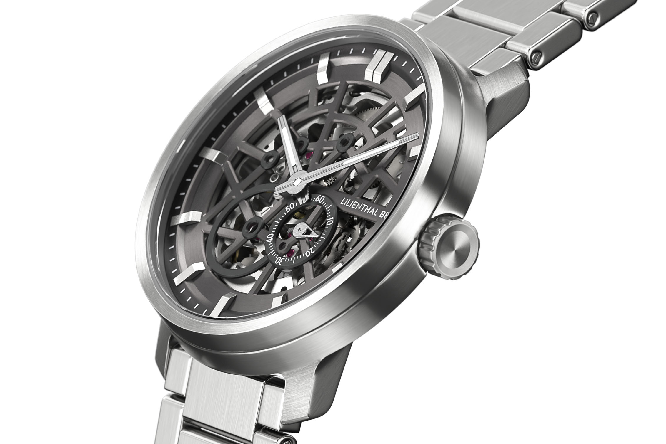 Neolux Skeleton Silver Grey - Edelstahl Silber