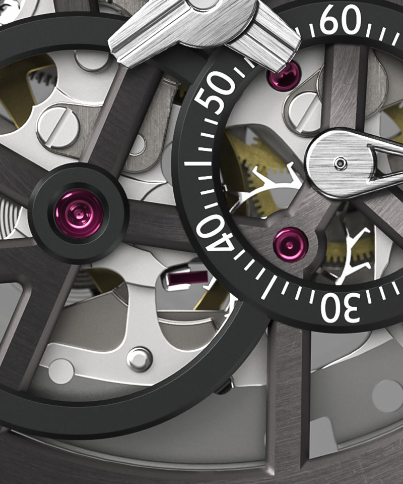 Neolux Skeleton Silver Grey - Edelstahl Silber