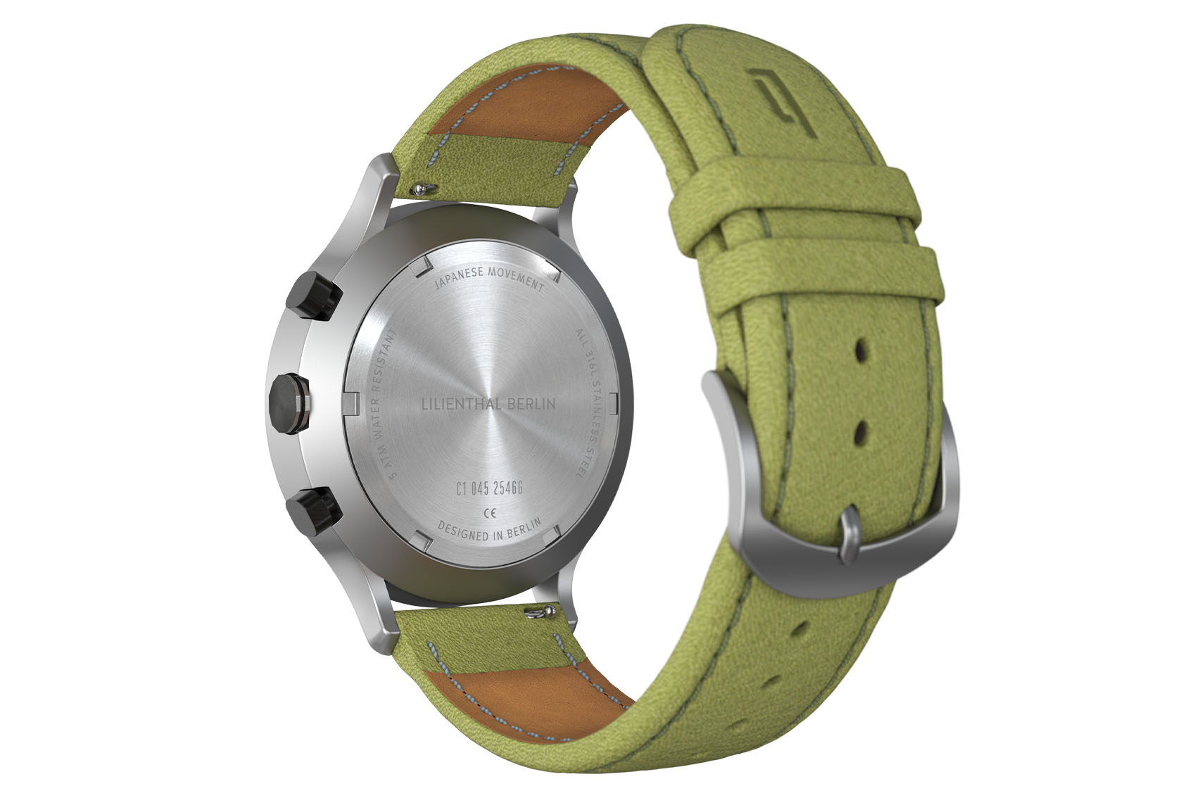 Chronograph Remix II - Leder Hellgrün