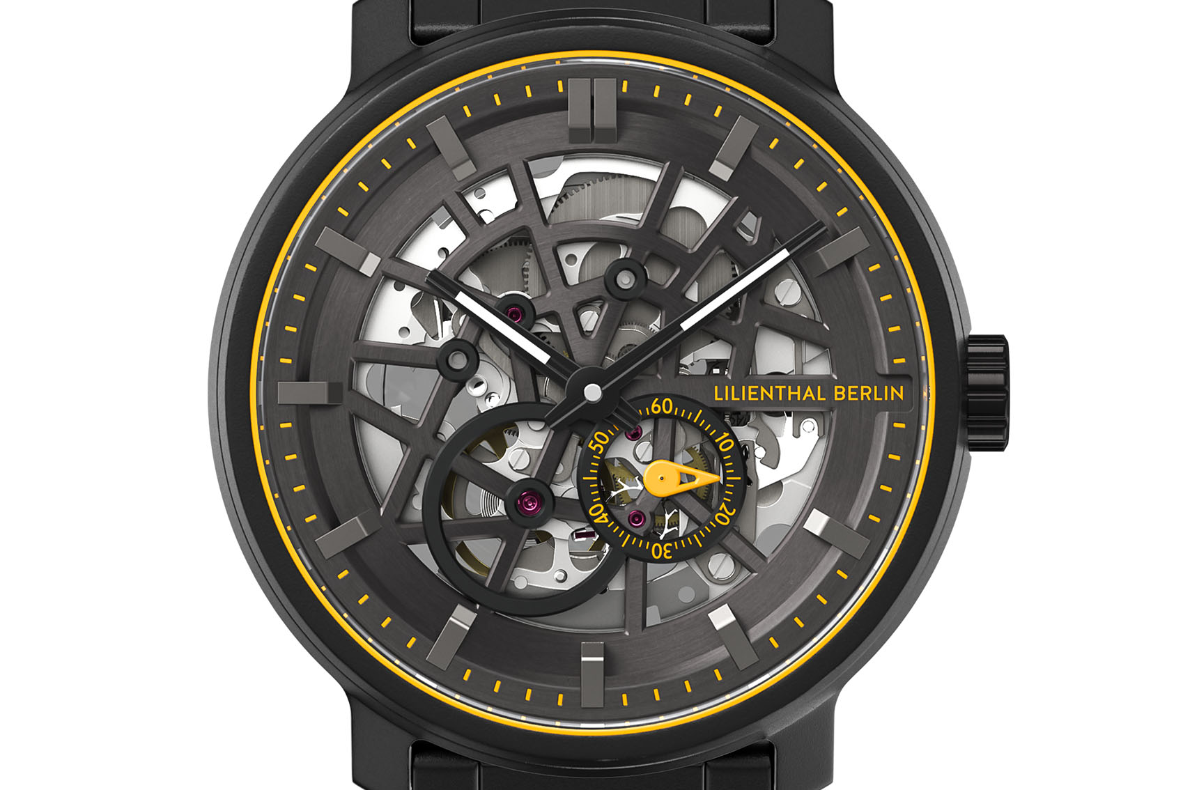 Neolux Skeleton Black Orange - Edelstahl Schwarz