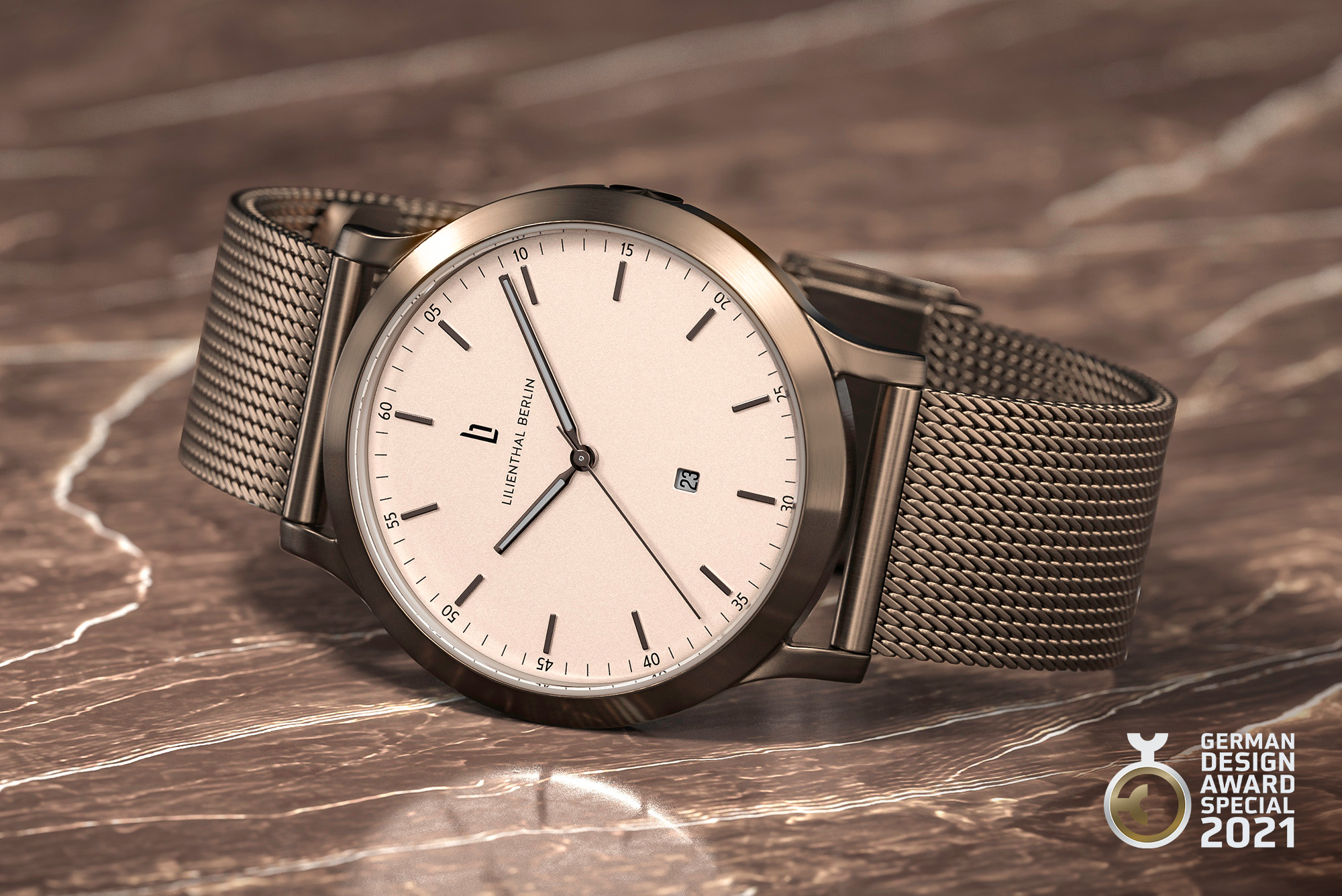 Huxley Bronze Almond - Mesh Bronze