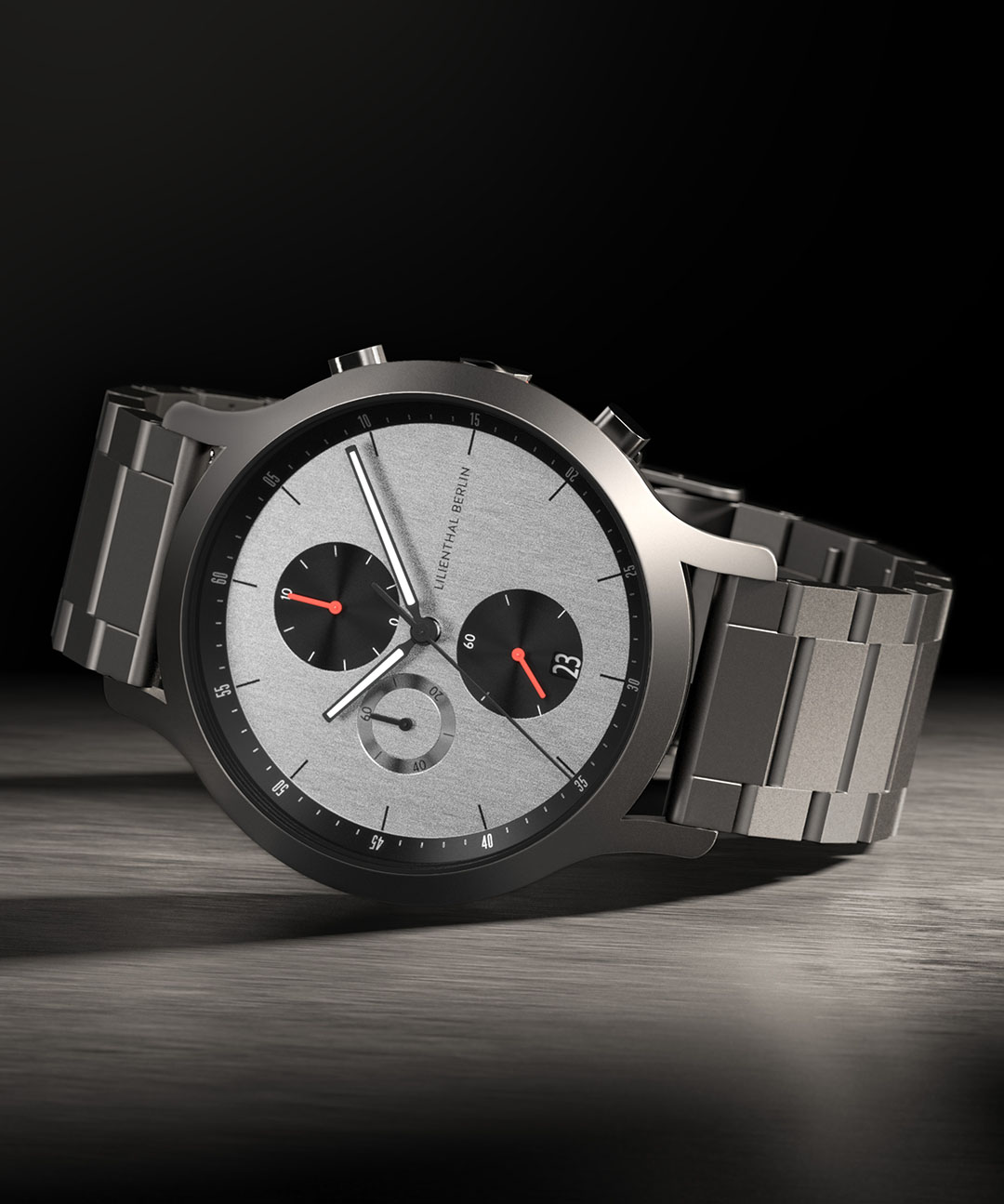 Chronograph Circuit - Edelstahl Anthrazit