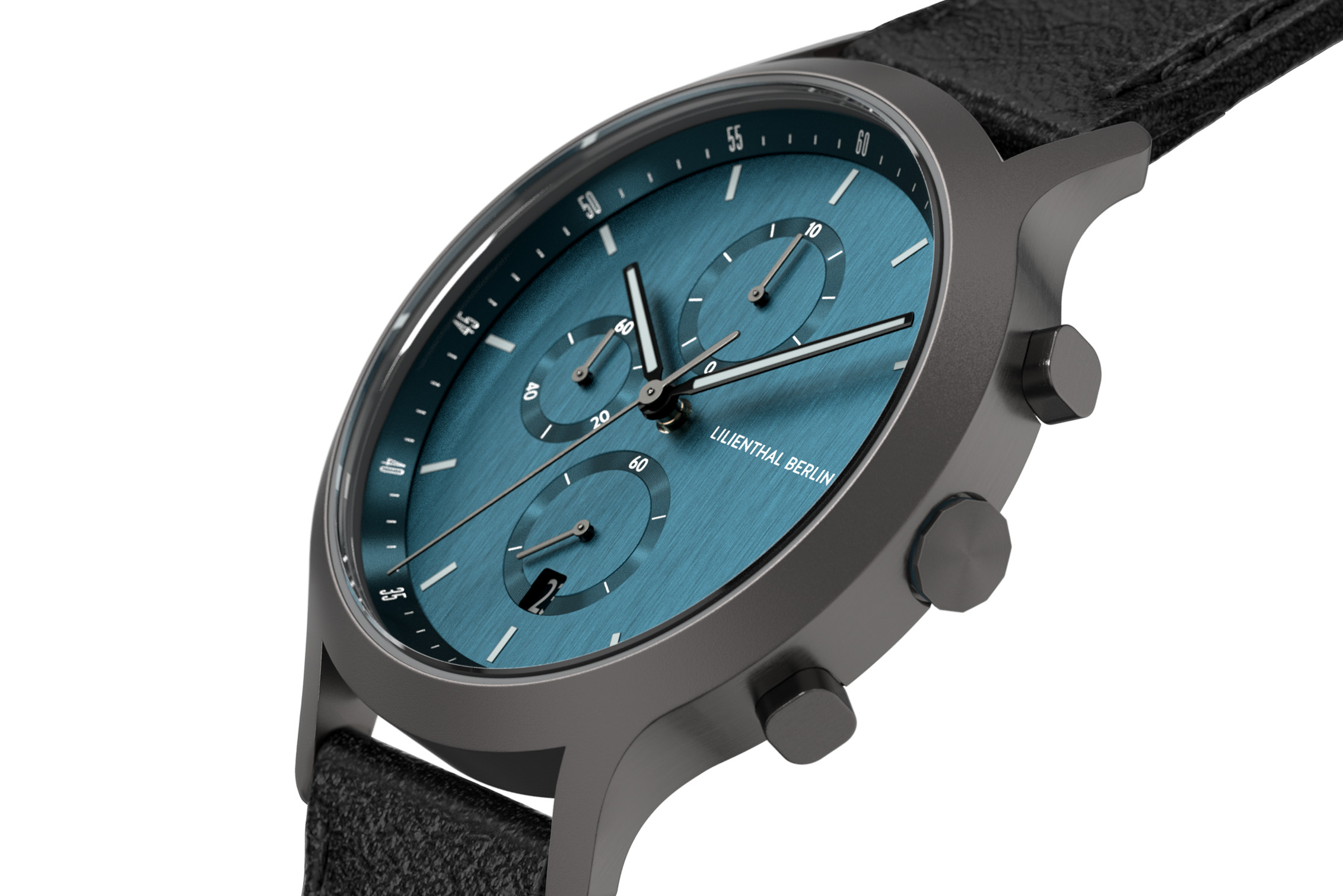 Chronograph Myth - Leder Schwarz