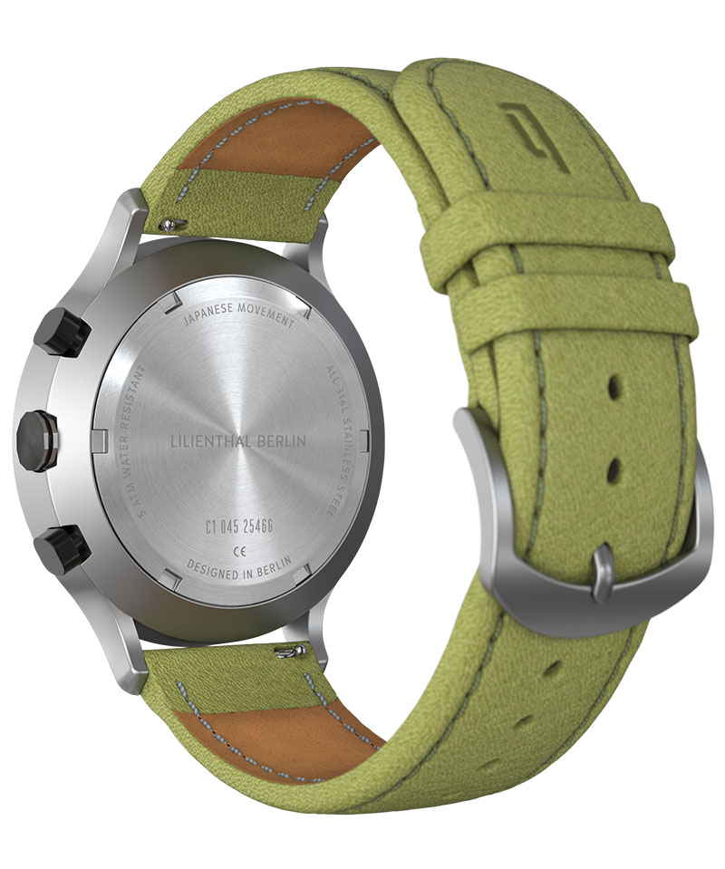Chronograph Remix II - Leder Hellgrün