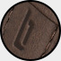 Dark brown leather
