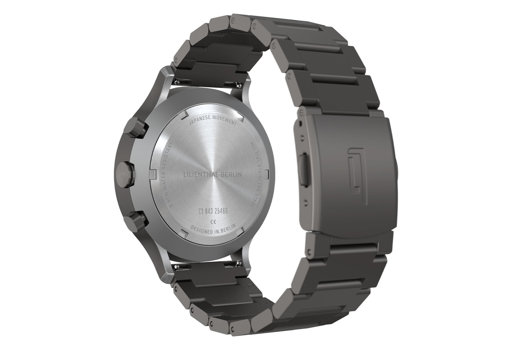 Chronograph Circuit - Edelstahl Anthrazit