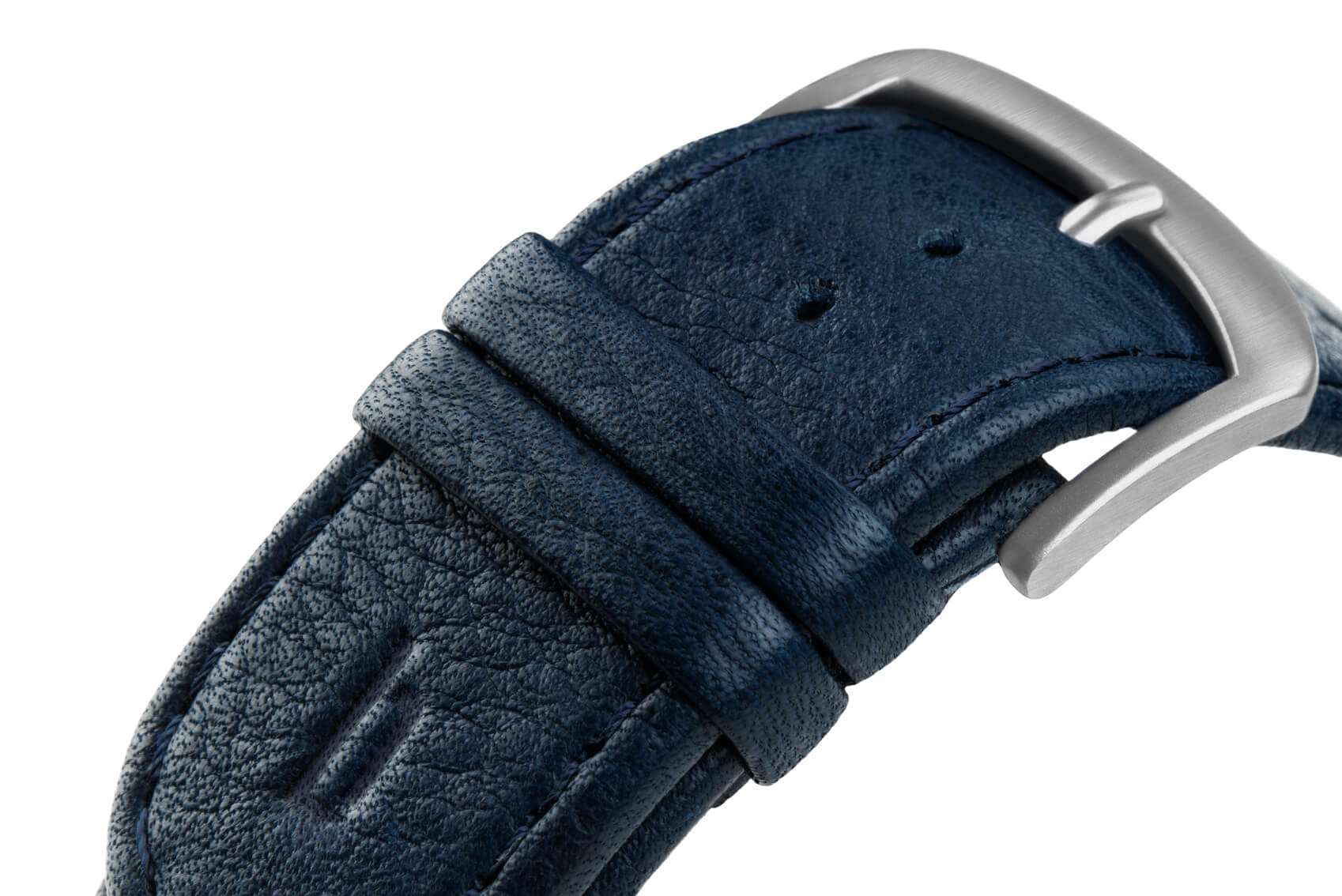 Huxley Silver Sage Green - Leder Dunkelblau