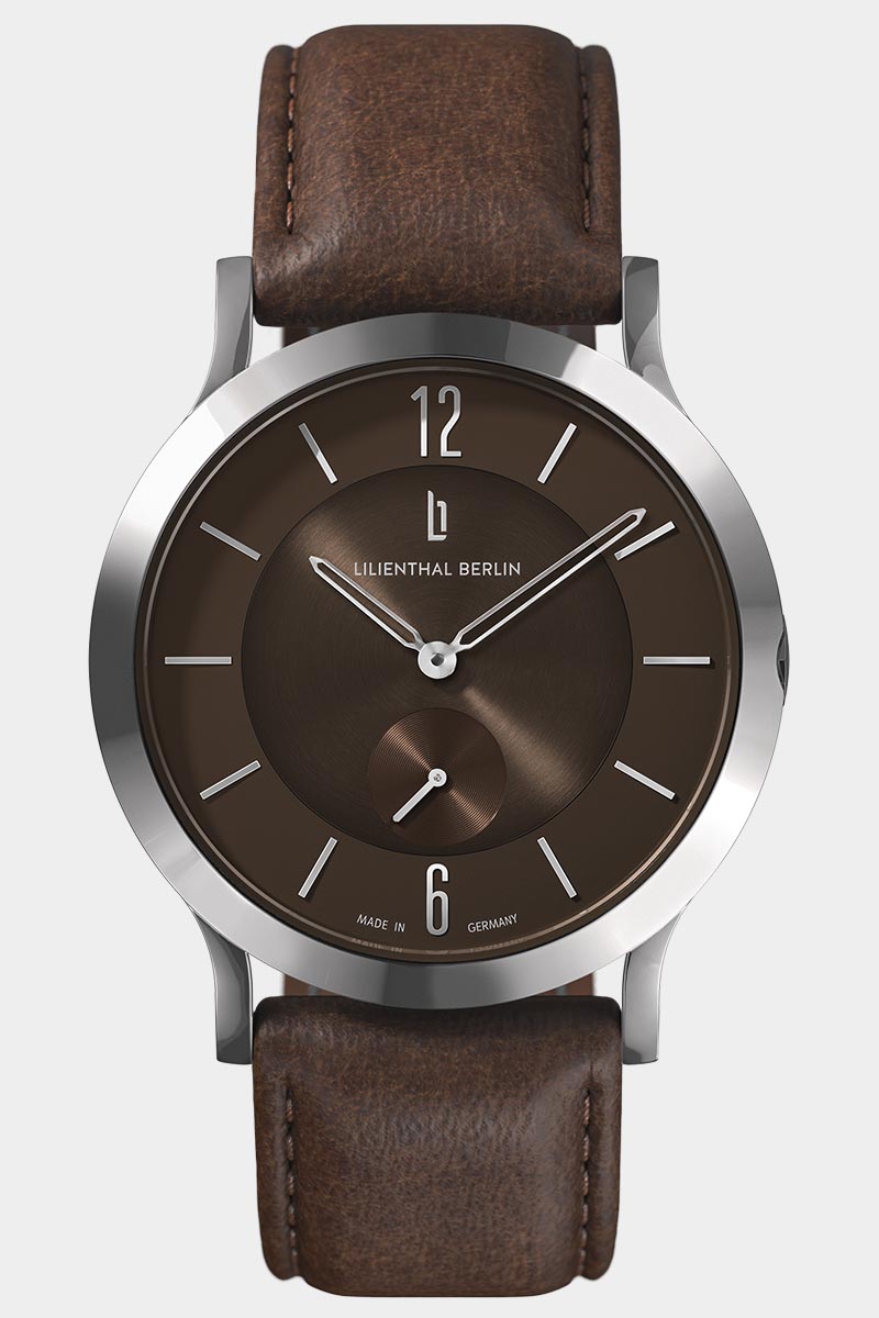 The Classic Silver Brown - Leder Dunkelbraun | Lilienthal Berlin