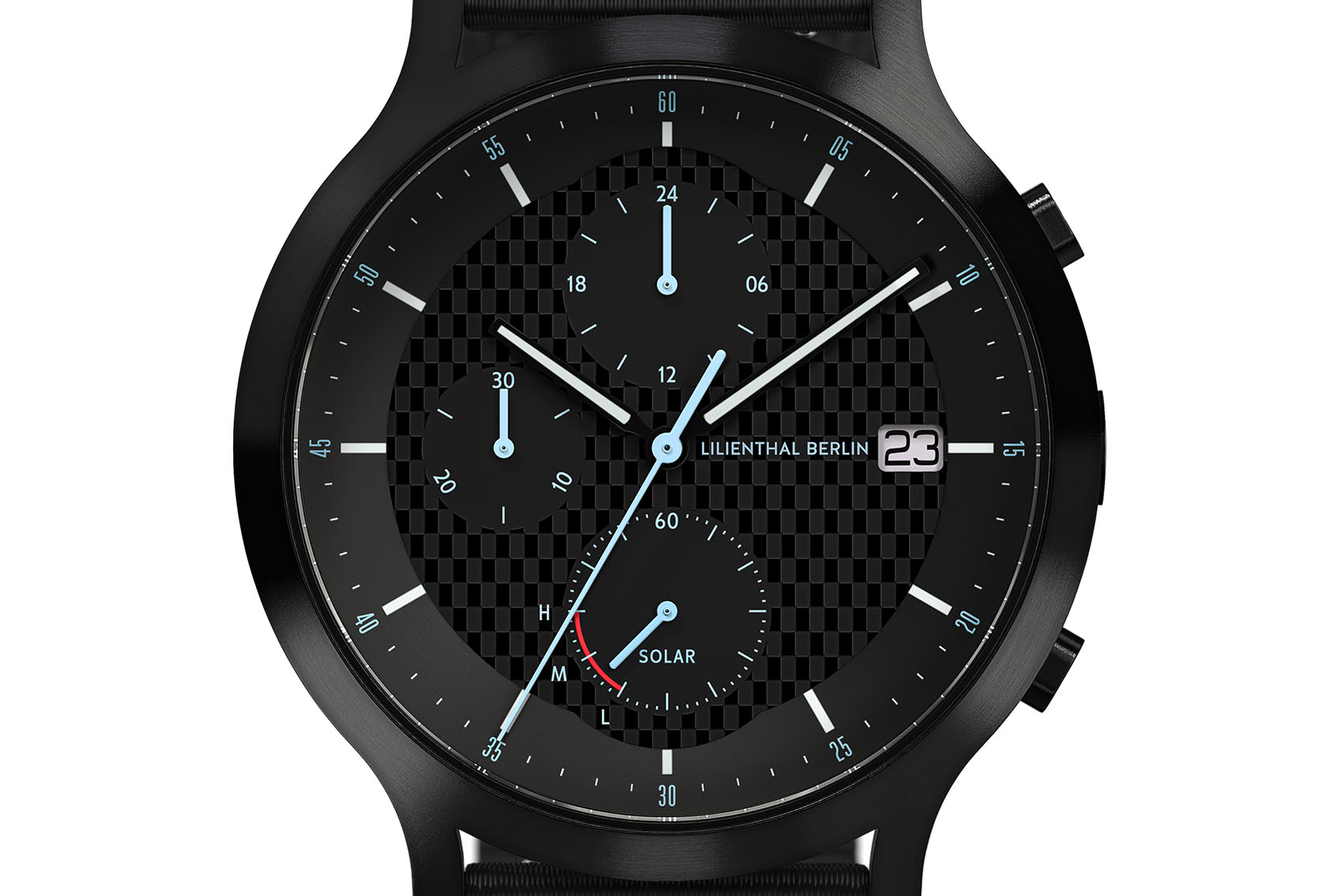 Chronograph Solar I - Recycled PET Schwarz