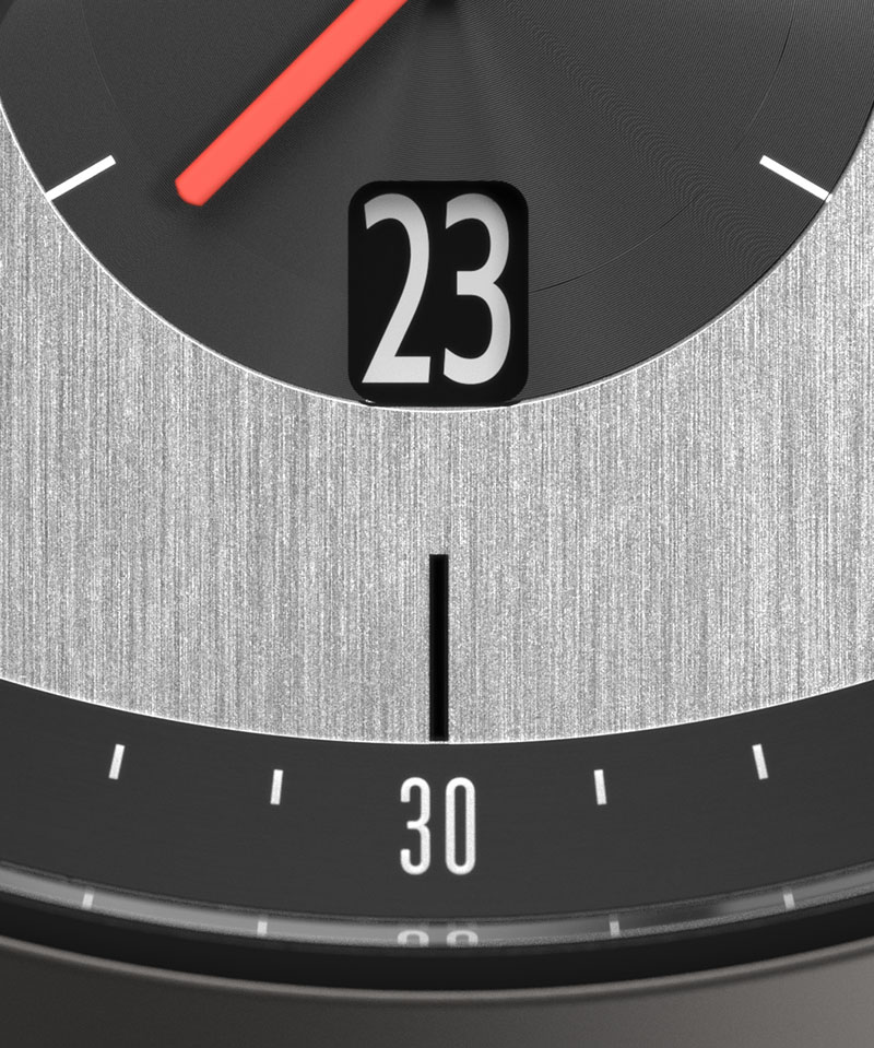 Chronograph Circuit - Edelstahl Anthrazit