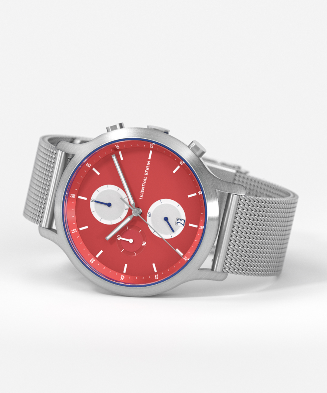 Chronograph Line 3 - Mesh Silber