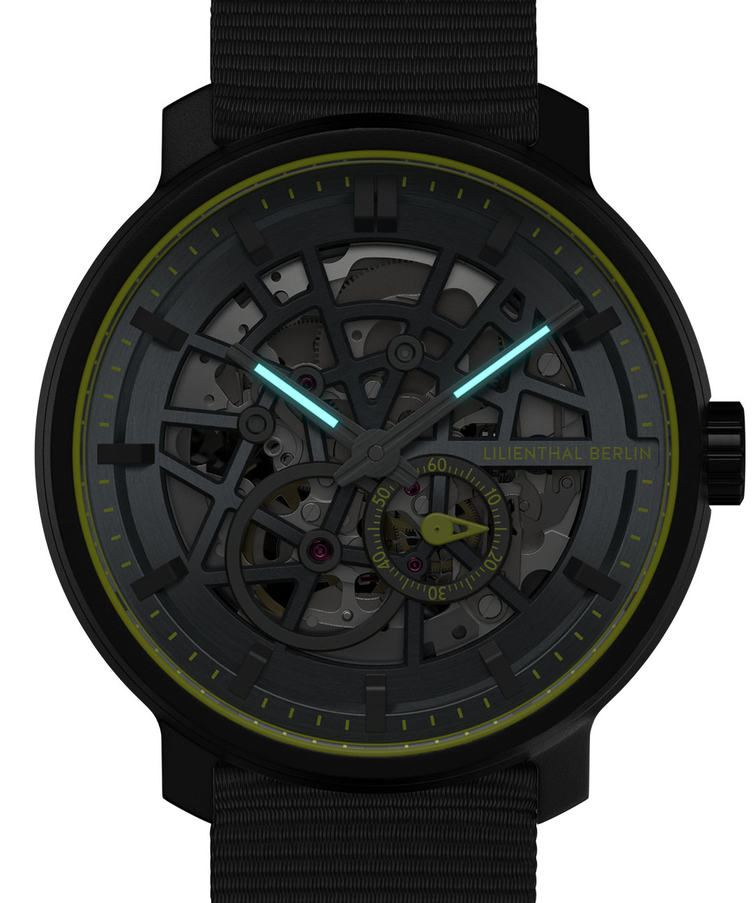 Neolux Skeleton Black Lime - Recycled PET Schwarz