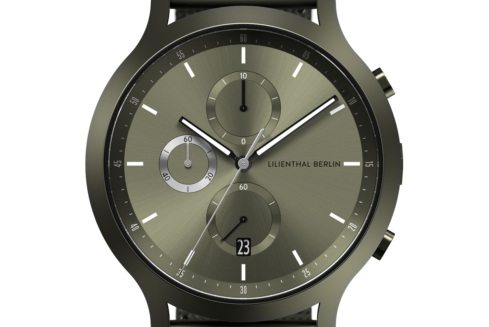 Chronograph Terra - Mesh Olivgrün