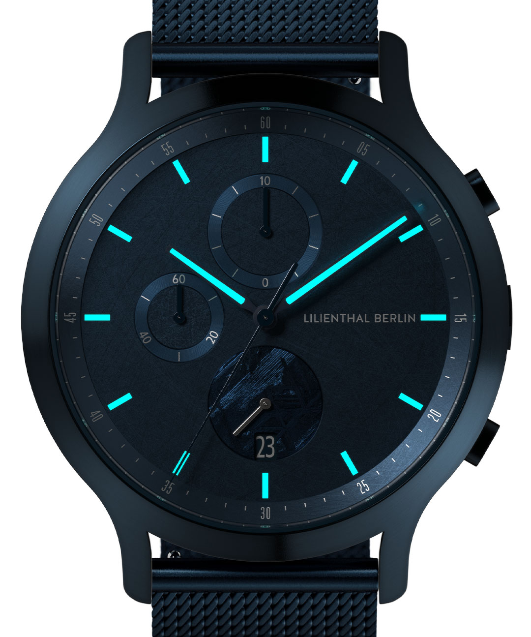 Chronograph Stellar Blue - Edelstahl Blau