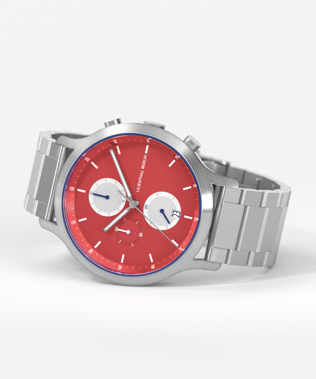 Chronograph Line 3 - Edelstahl Silber