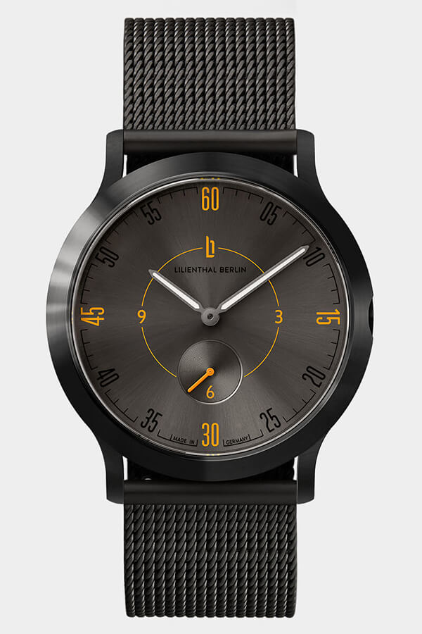 L1 Fire mesh dark gun Lilienthal Berlin Awardwinning designer