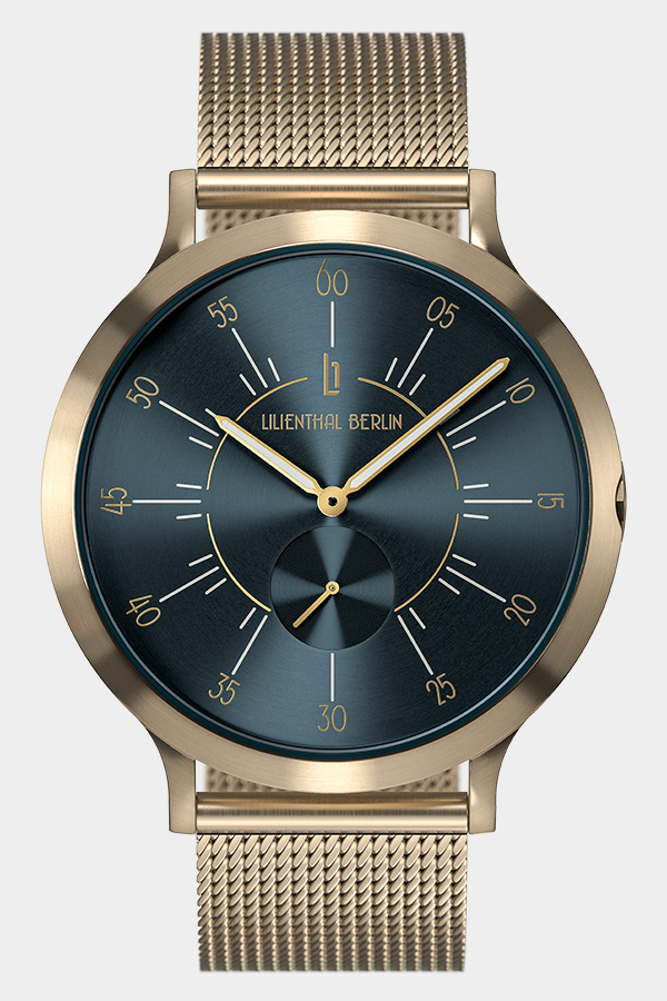 Lilienthal 1 Roaring 20s Juniper mesh beige gold All Watches