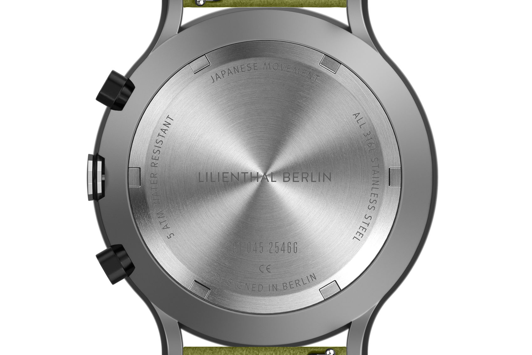 Chronograph Remix II - Leder Hellgrün