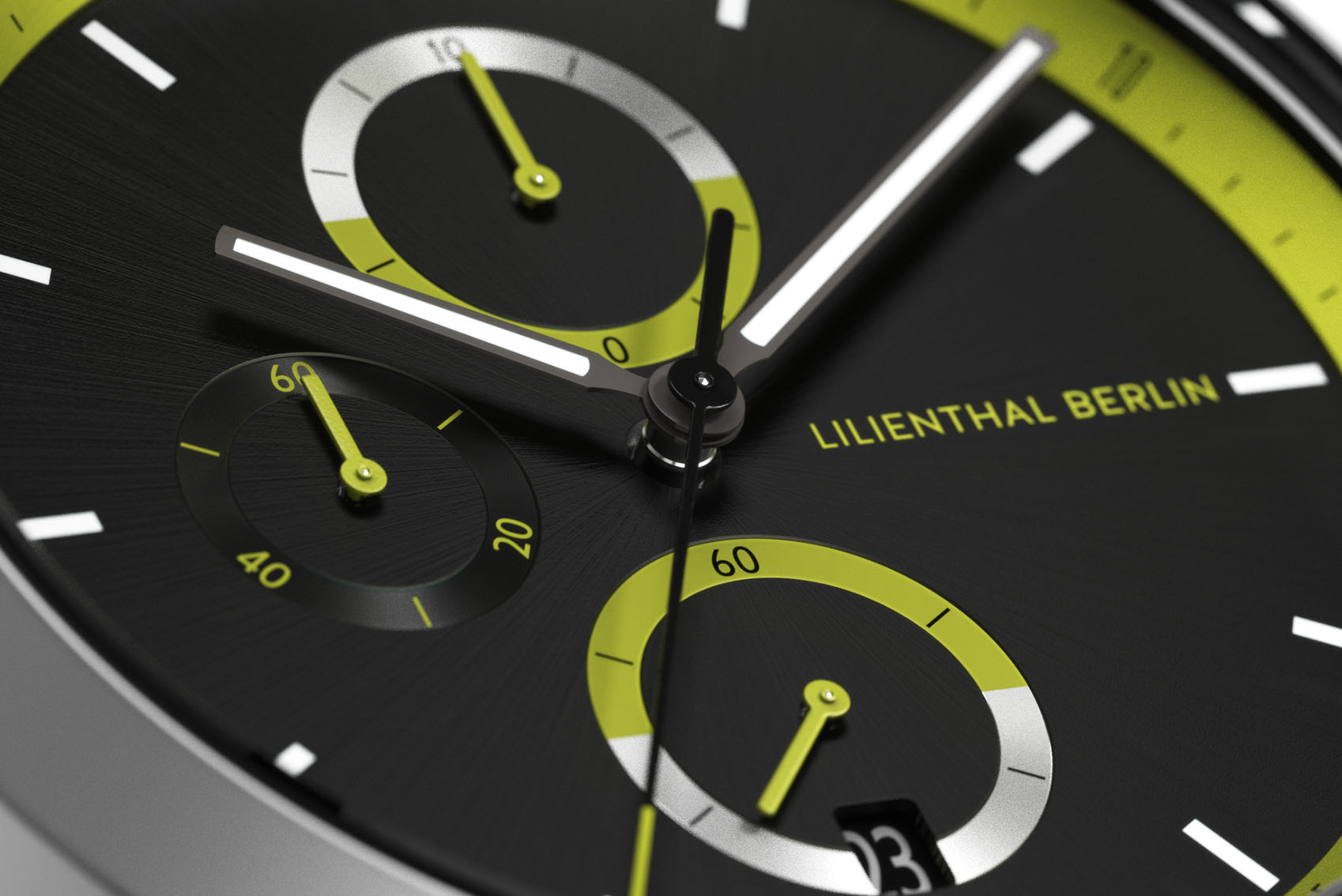 Chronograph Remix II - Leder Schwarz