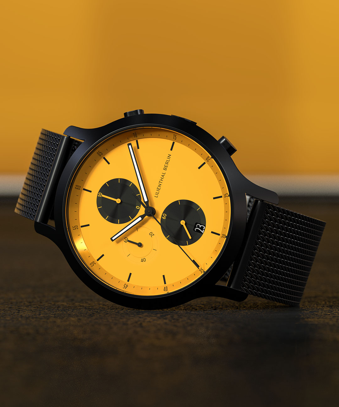 Chronograph Line 2 - Mesh Schwarz