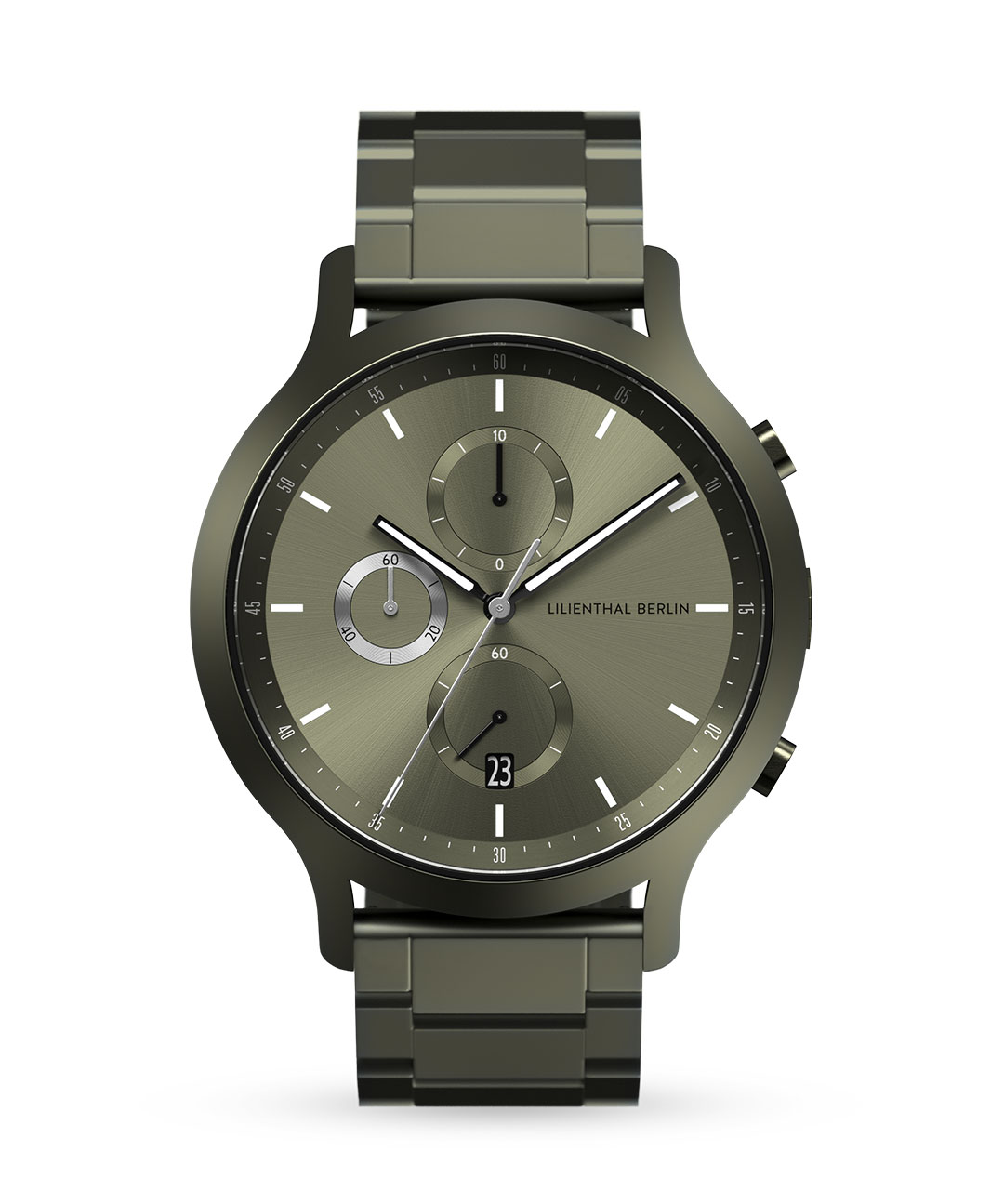 Chronograph Terra - Edelstahl Olive