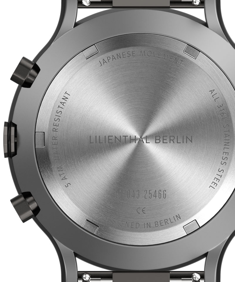 Chronograph Circuit - Edelstahl Anthrazit