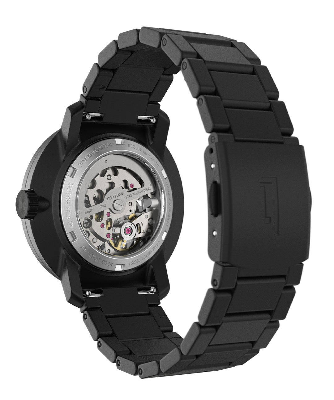 Neolux Skeleton Black Lime - Edelstahl Schwarz