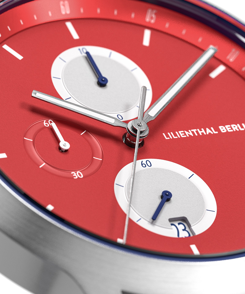 Chronograph Line 3 - Edelstahl Silber