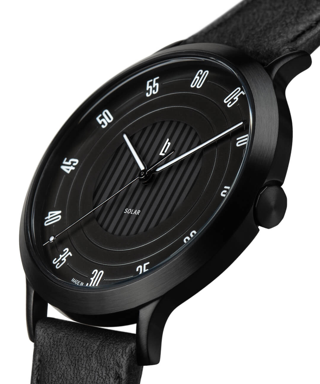 L1 Limited Edition Solar Cuir Noir Lilienthal Berlin La montre primée