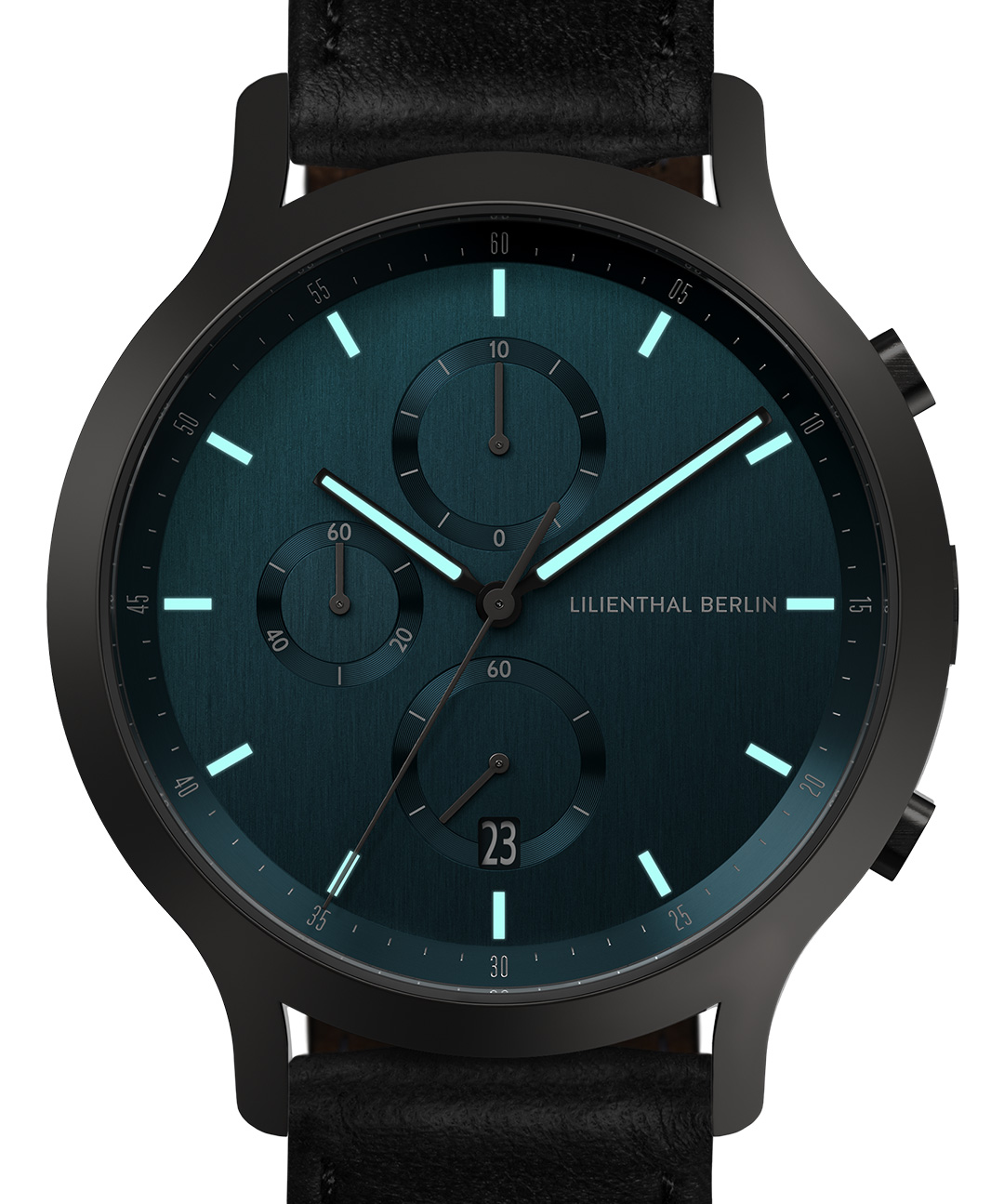 Chronograph Myth - Leder Schwarz