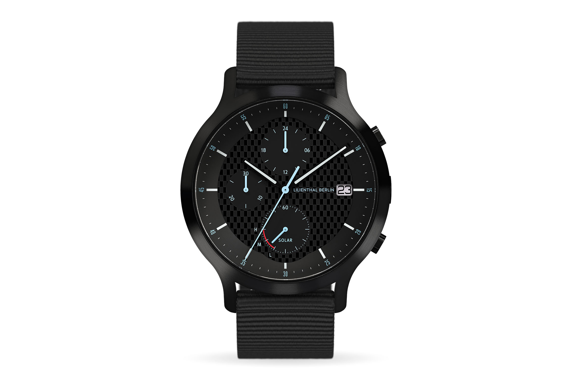 Chronograph Solar I - Recycled PET Schwarz