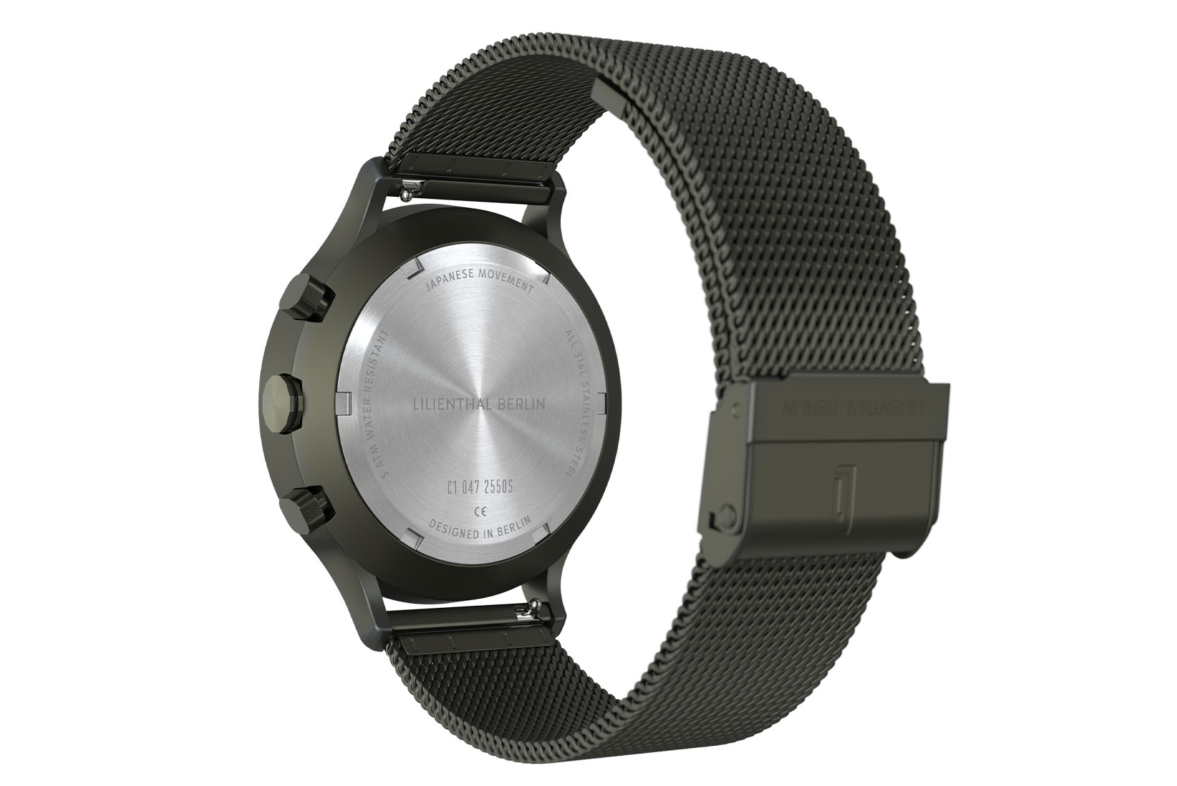 Chronograph Terra - Mesh Olivgrün