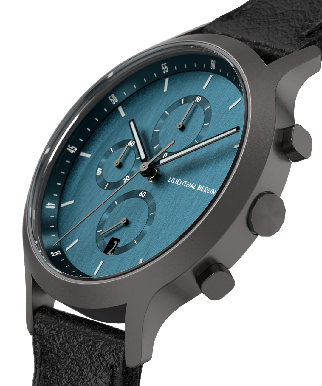 Chronograph Myth - Leder Schwarz