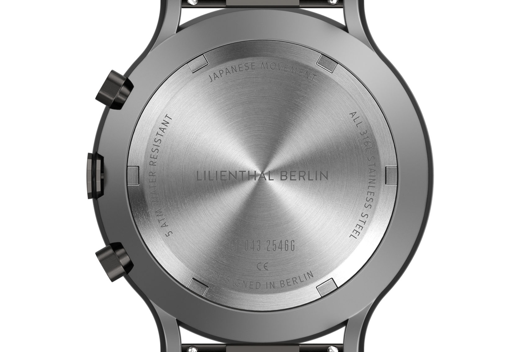 Chronograph Circuit - Edelstahl Anthrazit