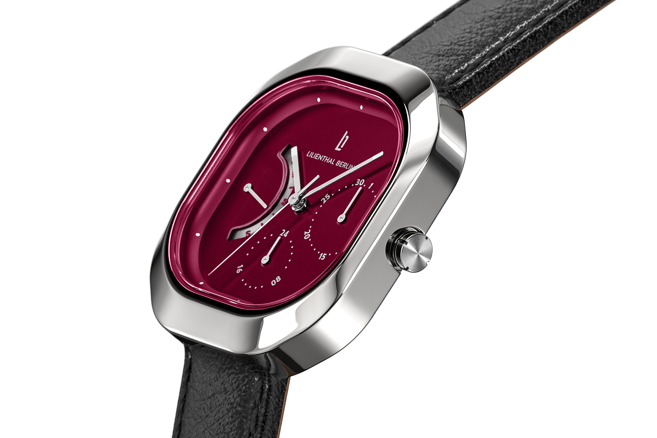 Multimatica Silver Bordeaux - Leder Schwarz