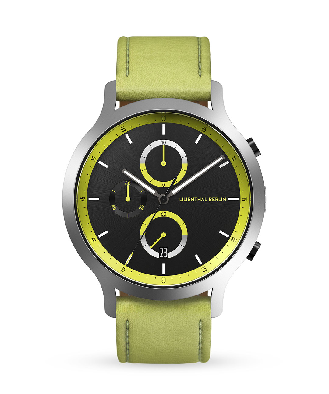 Chronograph Remix II - Leder Hellgrün