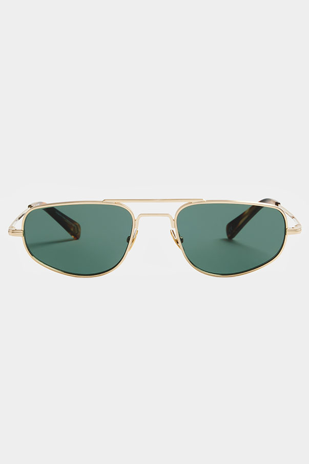 Sunglasses Yacht Rock gold Tortoise Green | Eyewear | Lilienthal Berlin ...