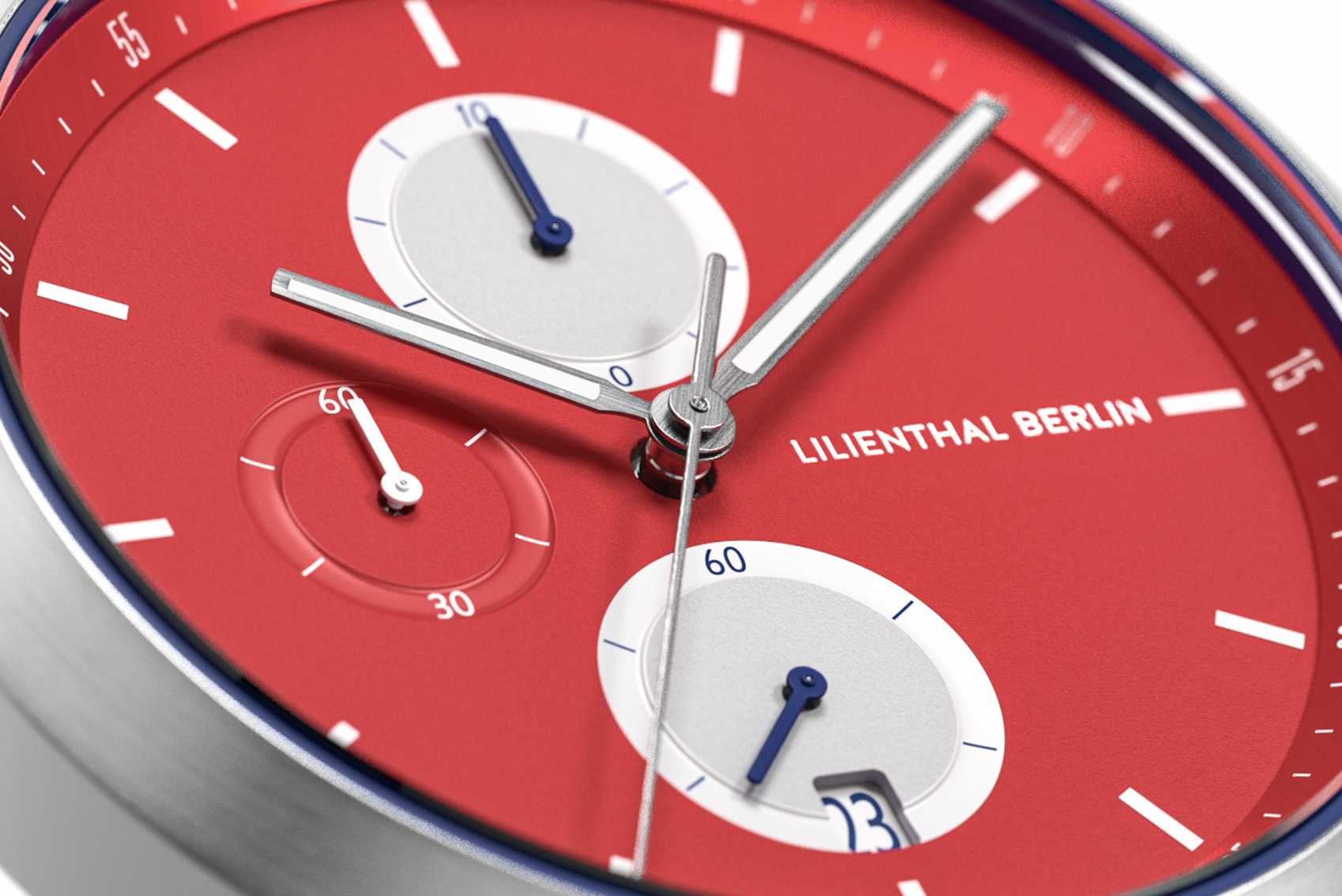 Chronograph Line 3 - Mesh Silber