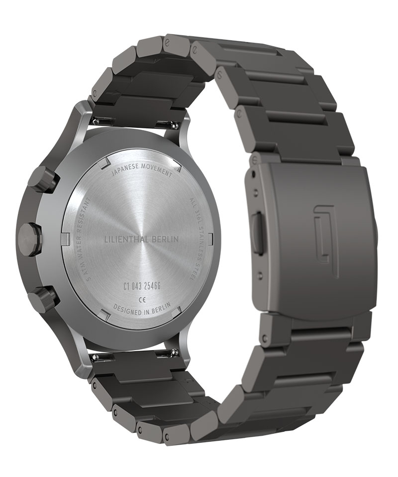 Chronograph Circuit - Edelstahl Anthrazit