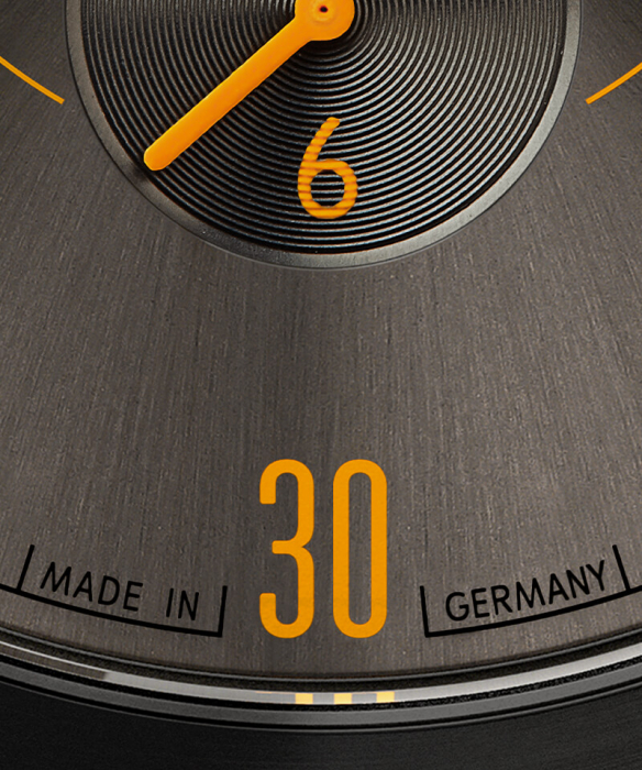 L1 Fire Mesh Dark Gun Lilienthal Berlin Preisgekrönte Designeruhren