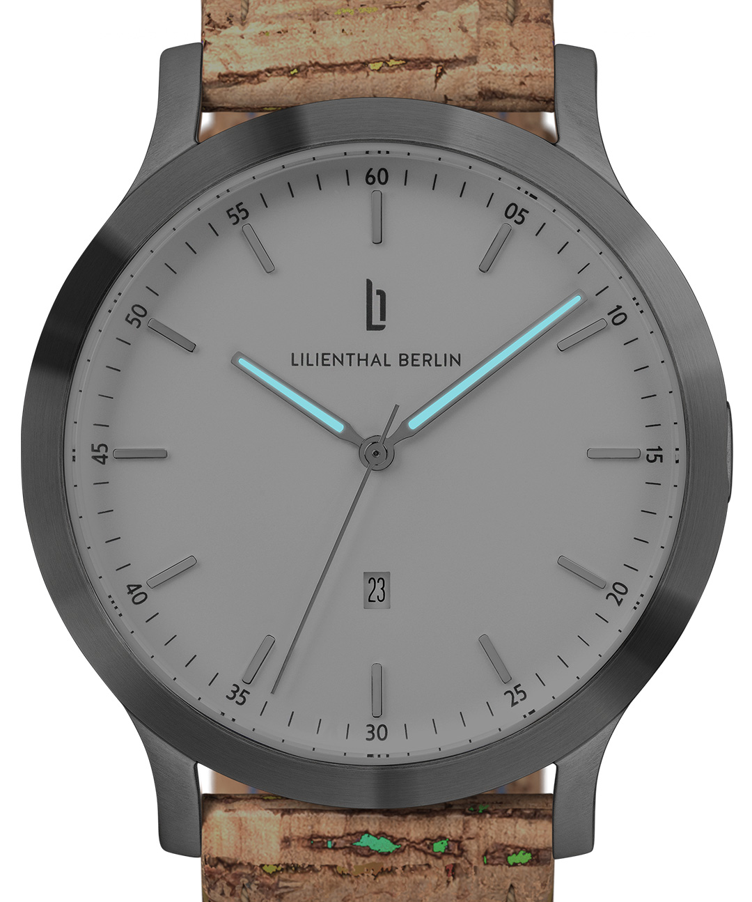 Huxley Silver White - Kork Hellbraun Bunt