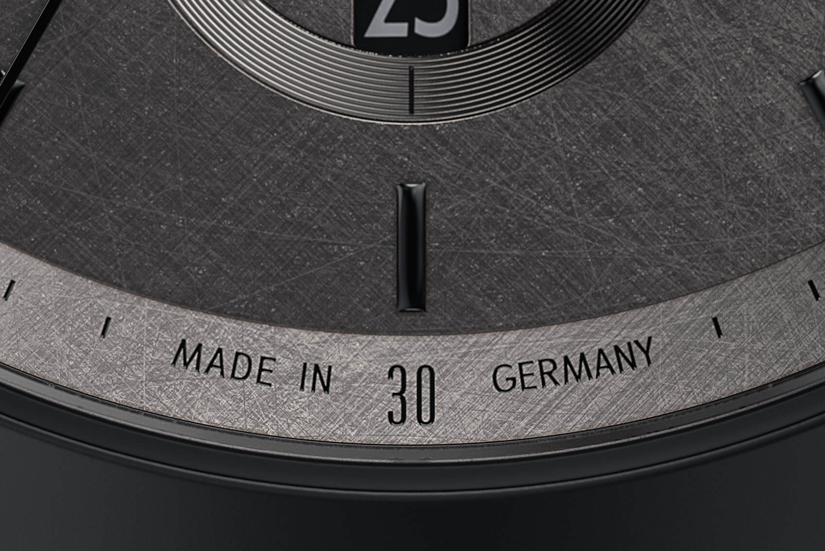 Chronograph Shadow - Leder Schwarz