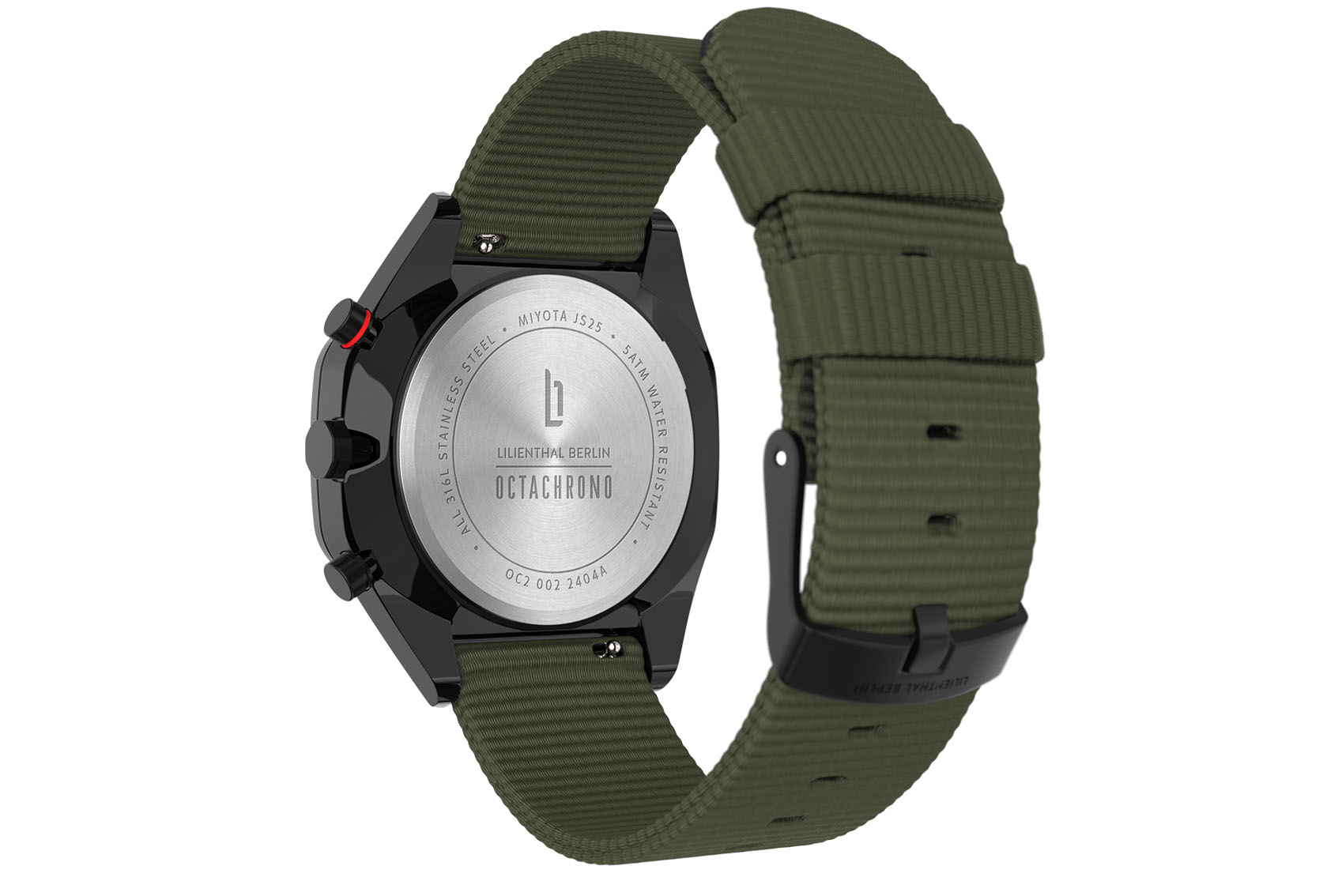 Octachrono Black Olive - Recycled PET oliwkowy